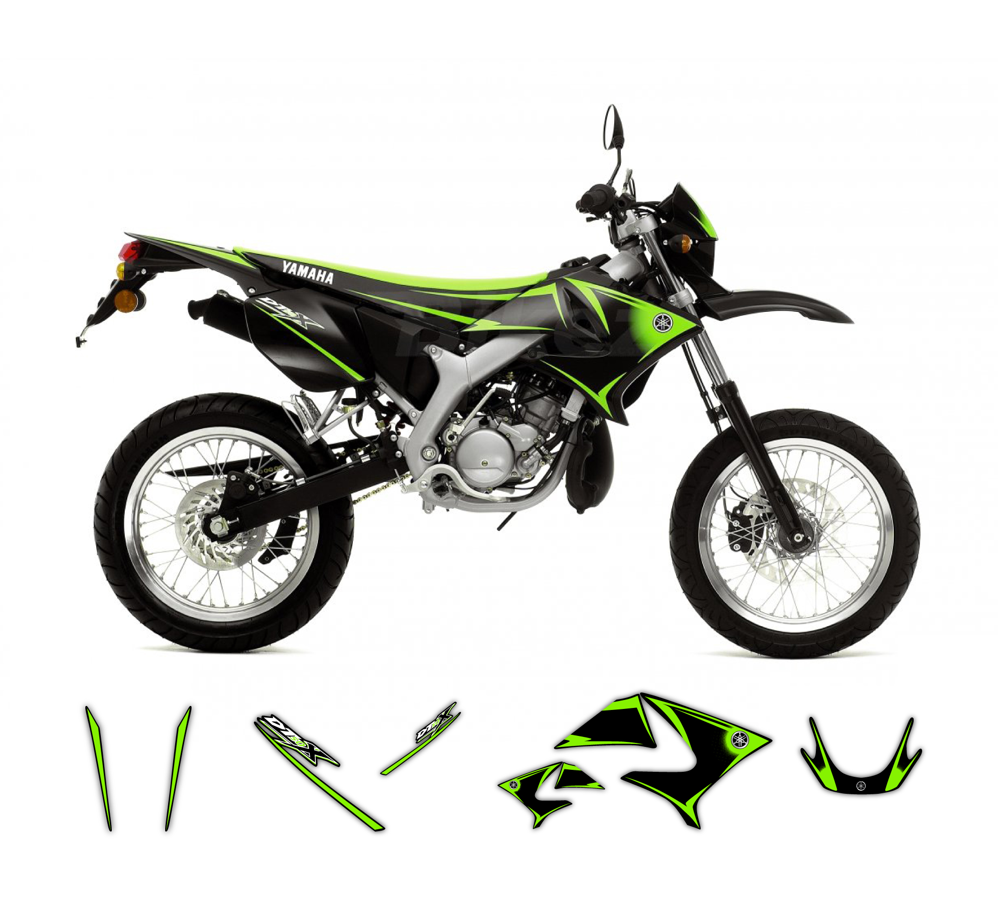 2006 Replica Series Graphics Kit For Yamaha DT 50 TMX Graphics