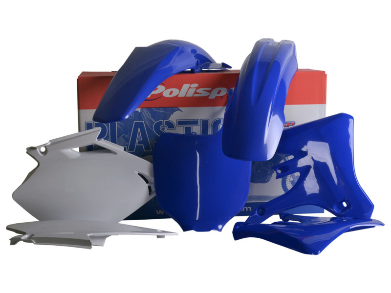 Polisport MX Plastic Kit For Yamaha YZF 250/450 (2006-2009) - OEM Fit White/Blue Body Set