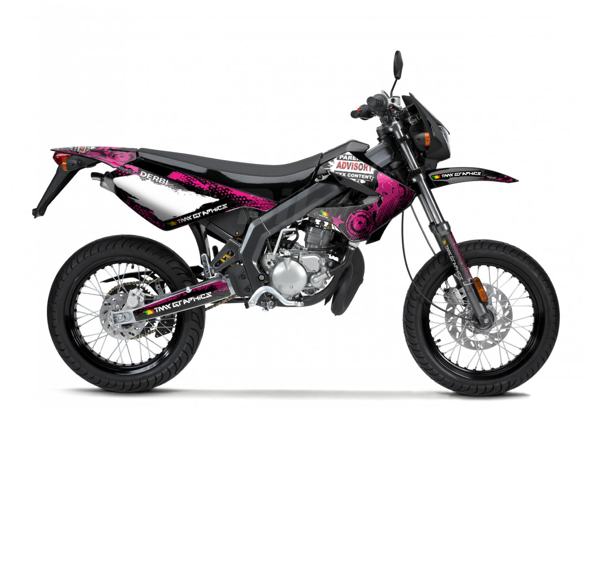 XXX Series graphics kit for Derbi Senda 50 � TMX Graphics