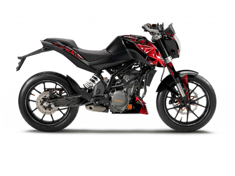 Diamond Series graphics kit for KTM Duke 125 to 390 • TMX Graphics