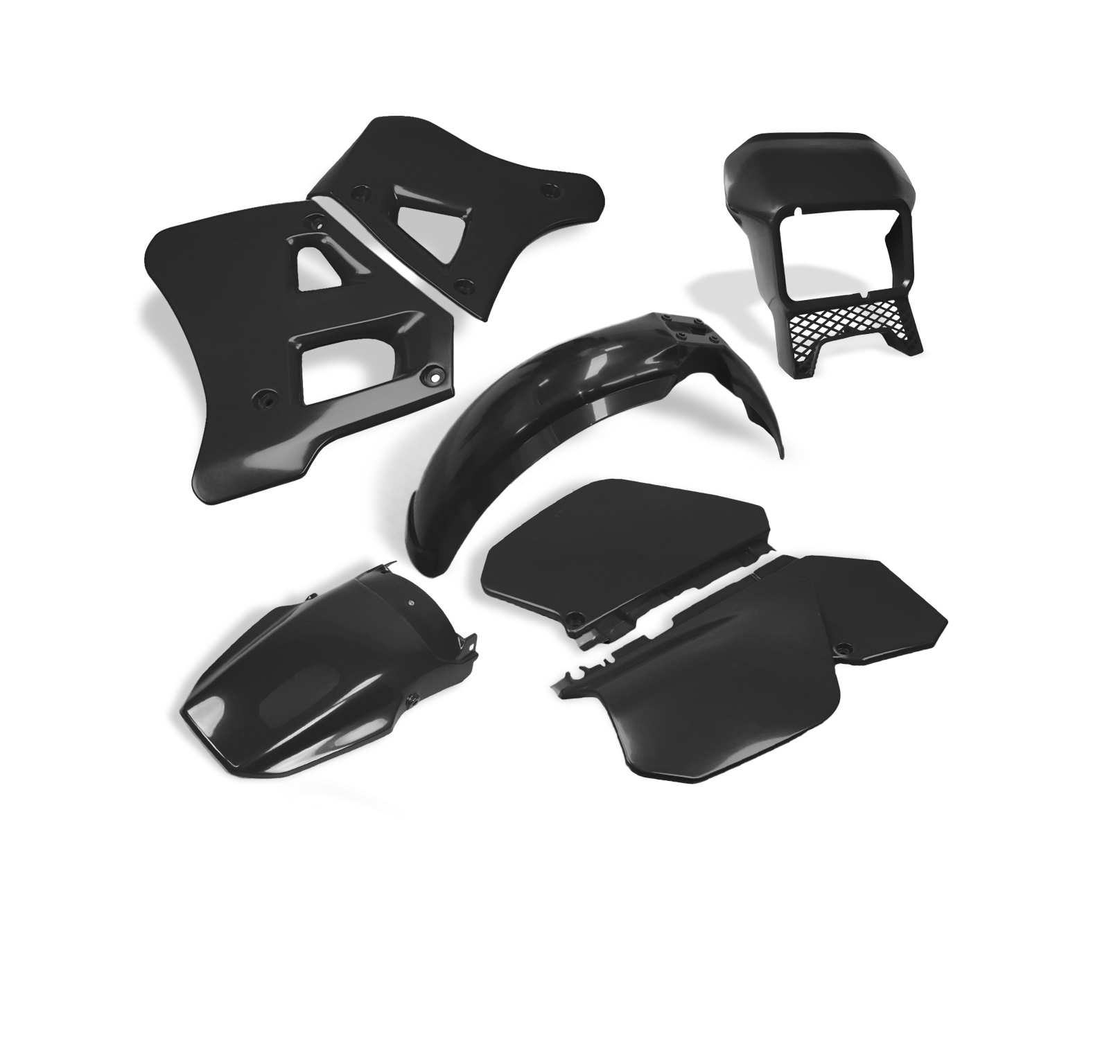 HP Plastics kit (7 pieces) - OEM Style • Compatible with YAMAHA DT