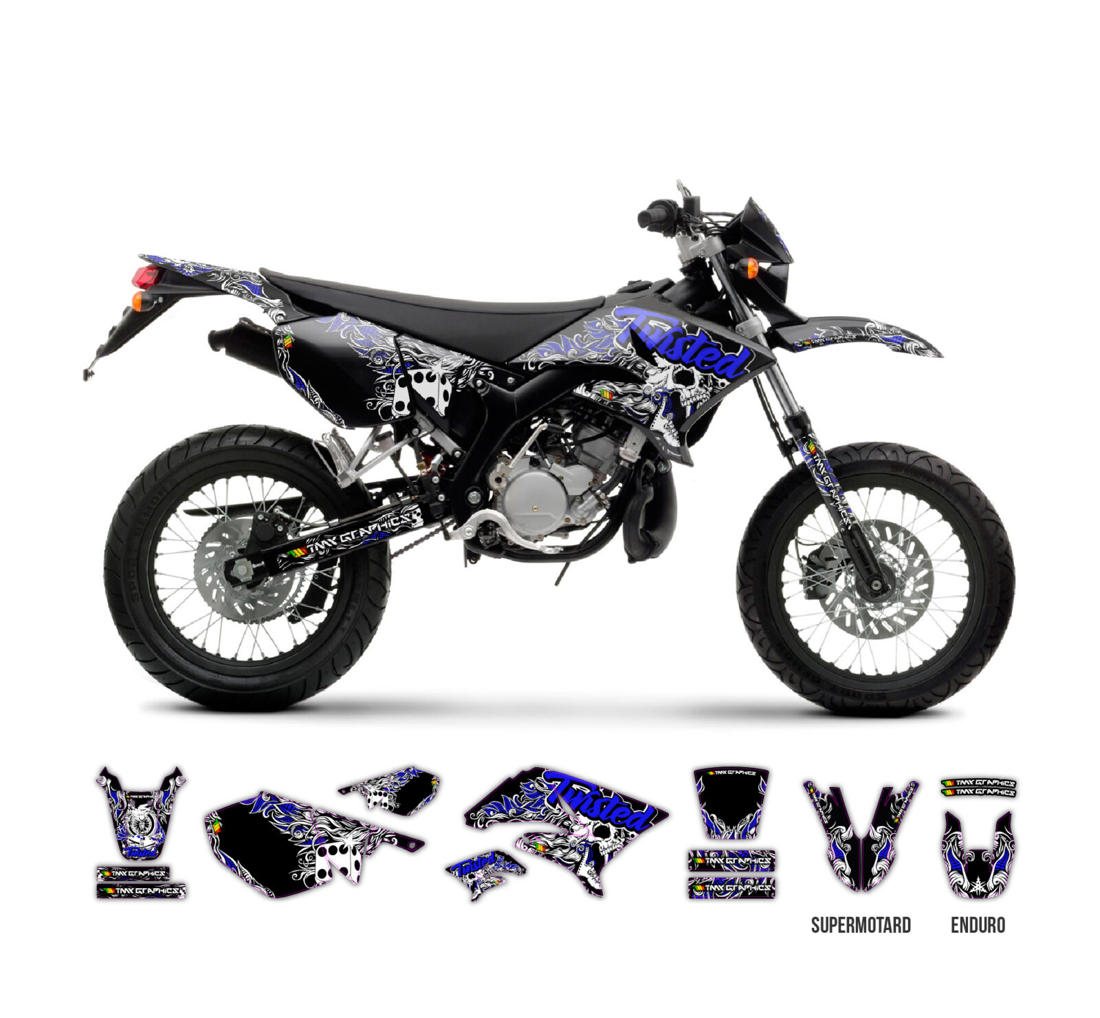 YAMAHA DT50　 Exhaust Yamaha DT 50 R 04-12 with e-mark, 157,46 €