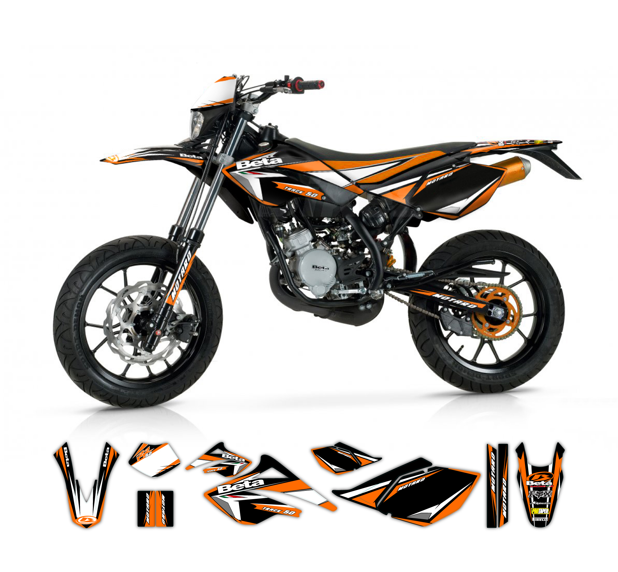 Motorrad Beta Rr 50 Enduro Factory 2013 2010 Replica (Motard Track