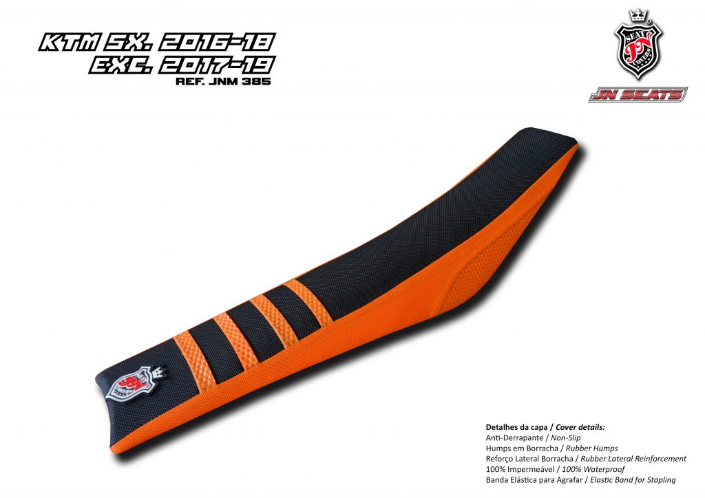 Revo KTM 85SX 18-24 Orange/Black Gripper Seat Cover