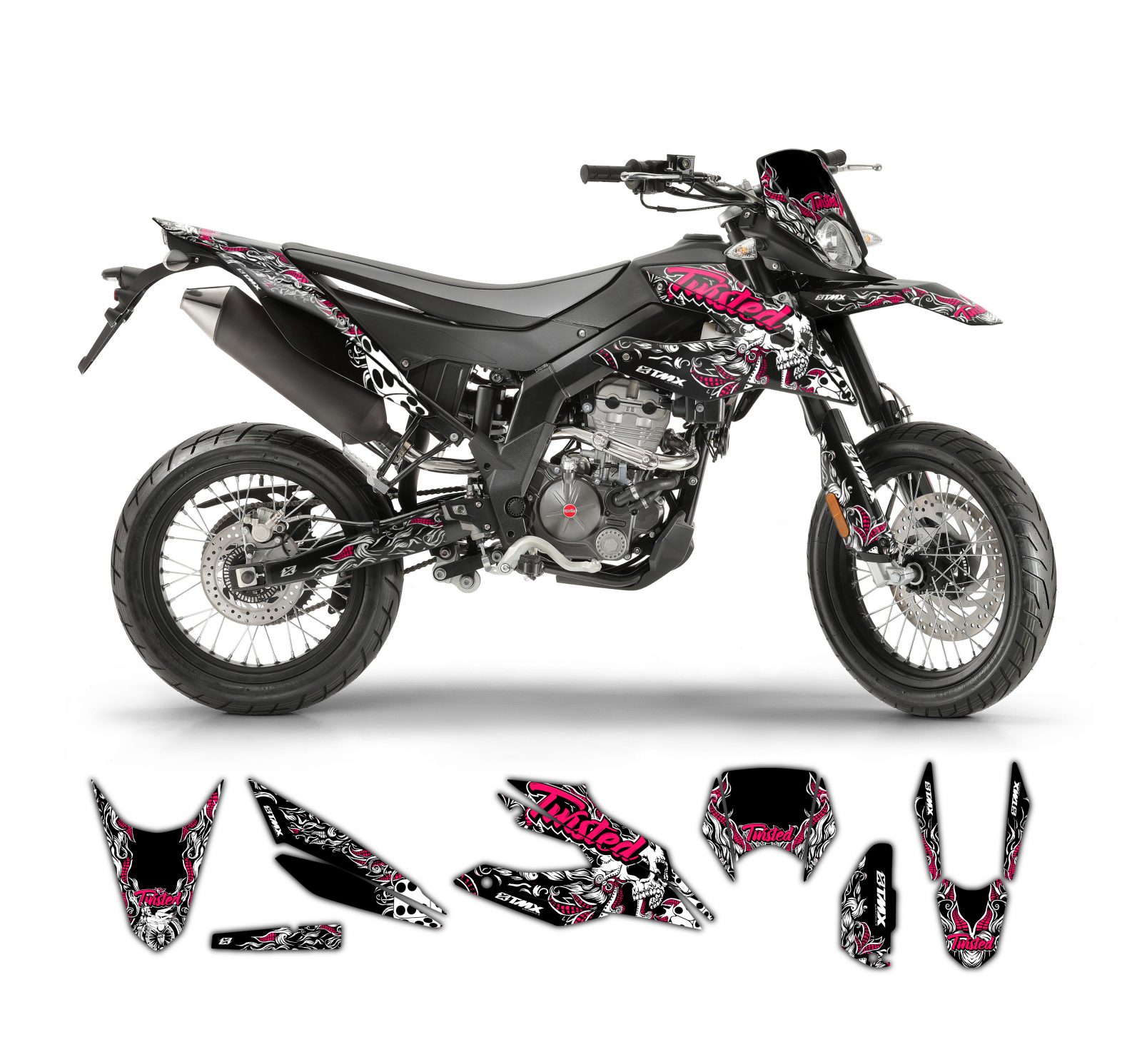 Kit Graphique Décalcomanies Pour Aprilia SX/RX 125 (2018-2024) - Personnalisable, Neuf, Slovaquie