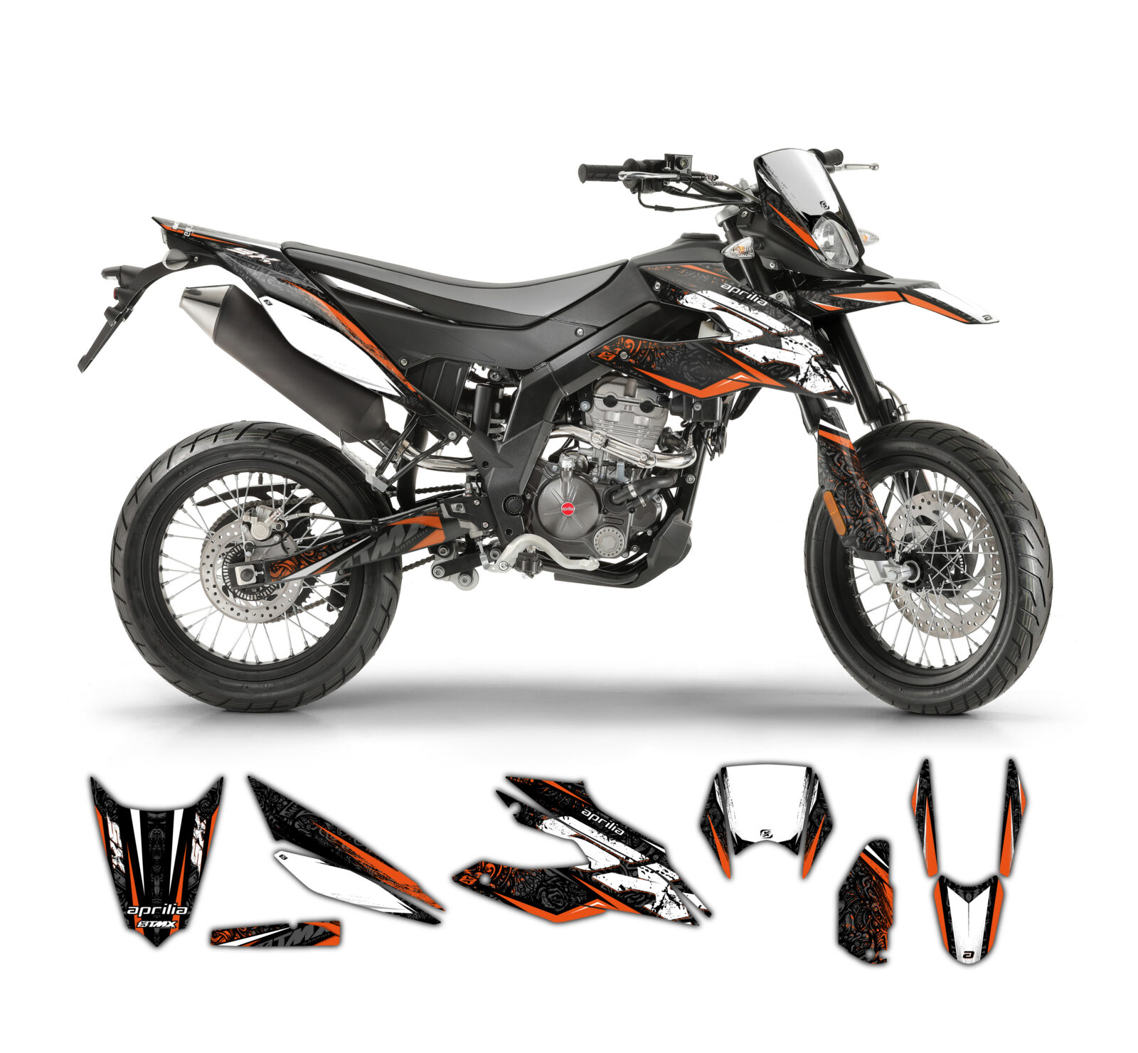 Kit Graphique Décalcomanies Pour Aprilia SX/RX 125 (2018-2024) - Multicolore - Neuf