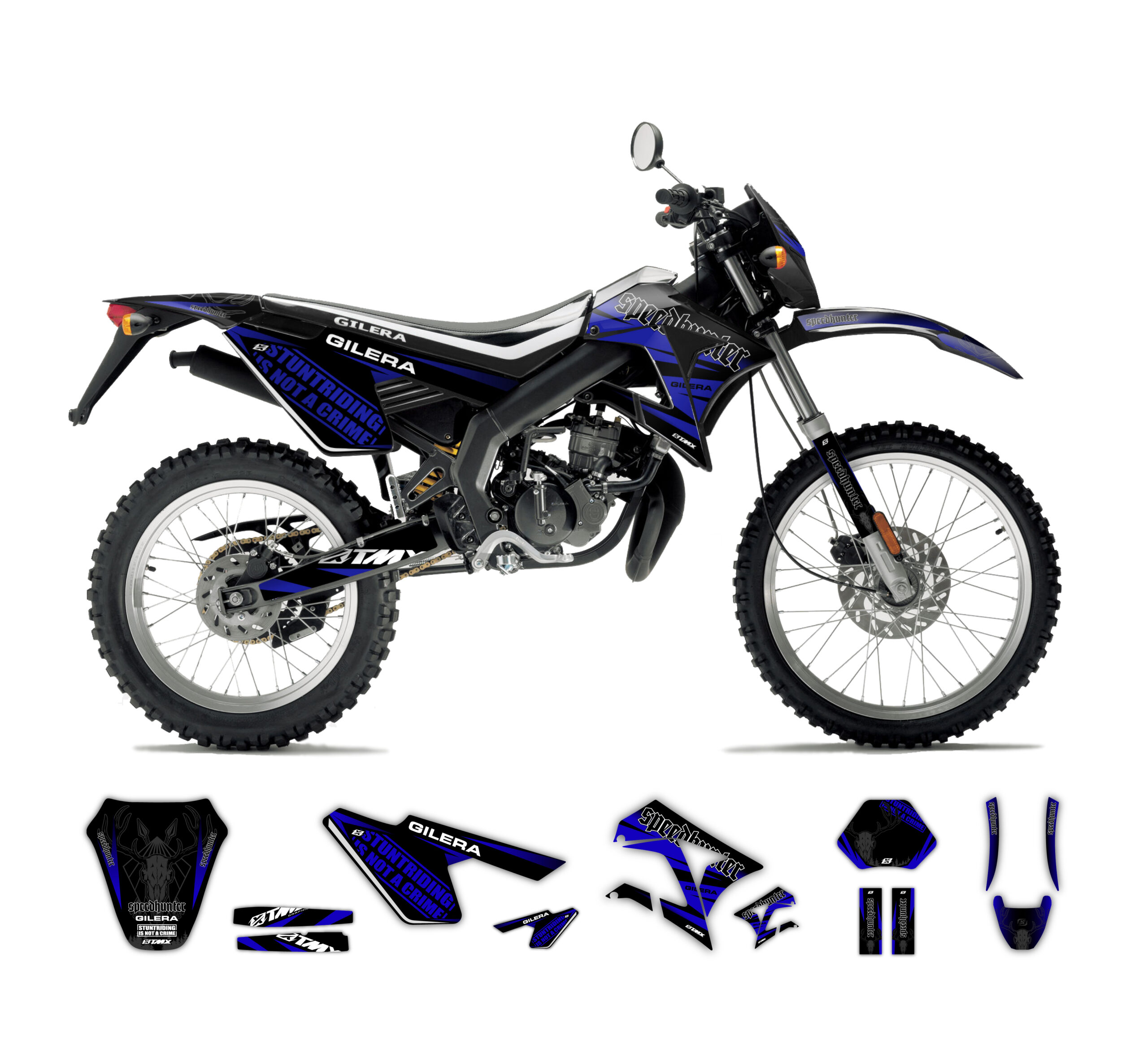 SpeedHunter Stunt Series graphics kit for Gilera SMT or RCR 50