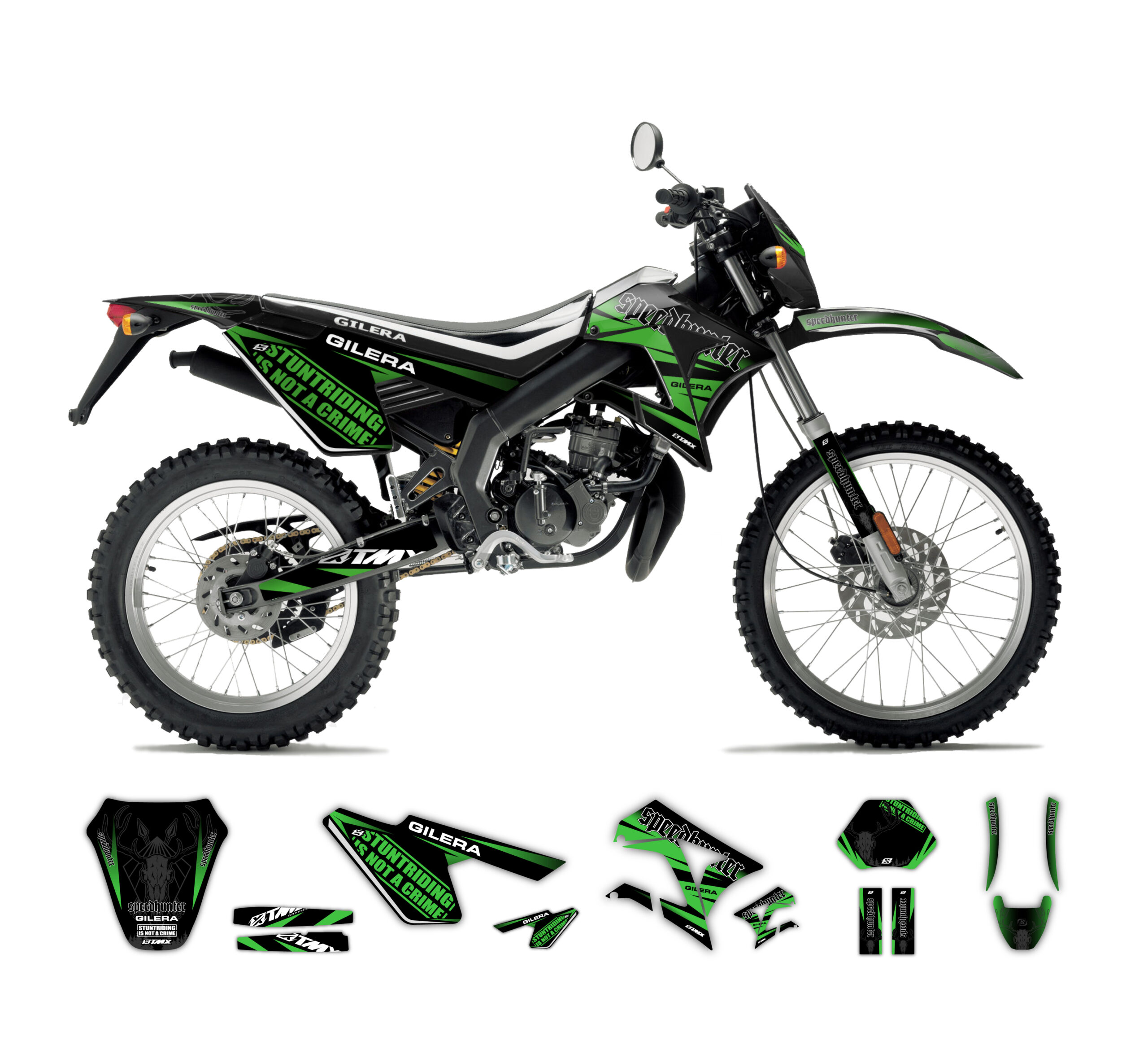 SpeedHunter Stunt Series graphics kit for Gilera SMT or RCR 50