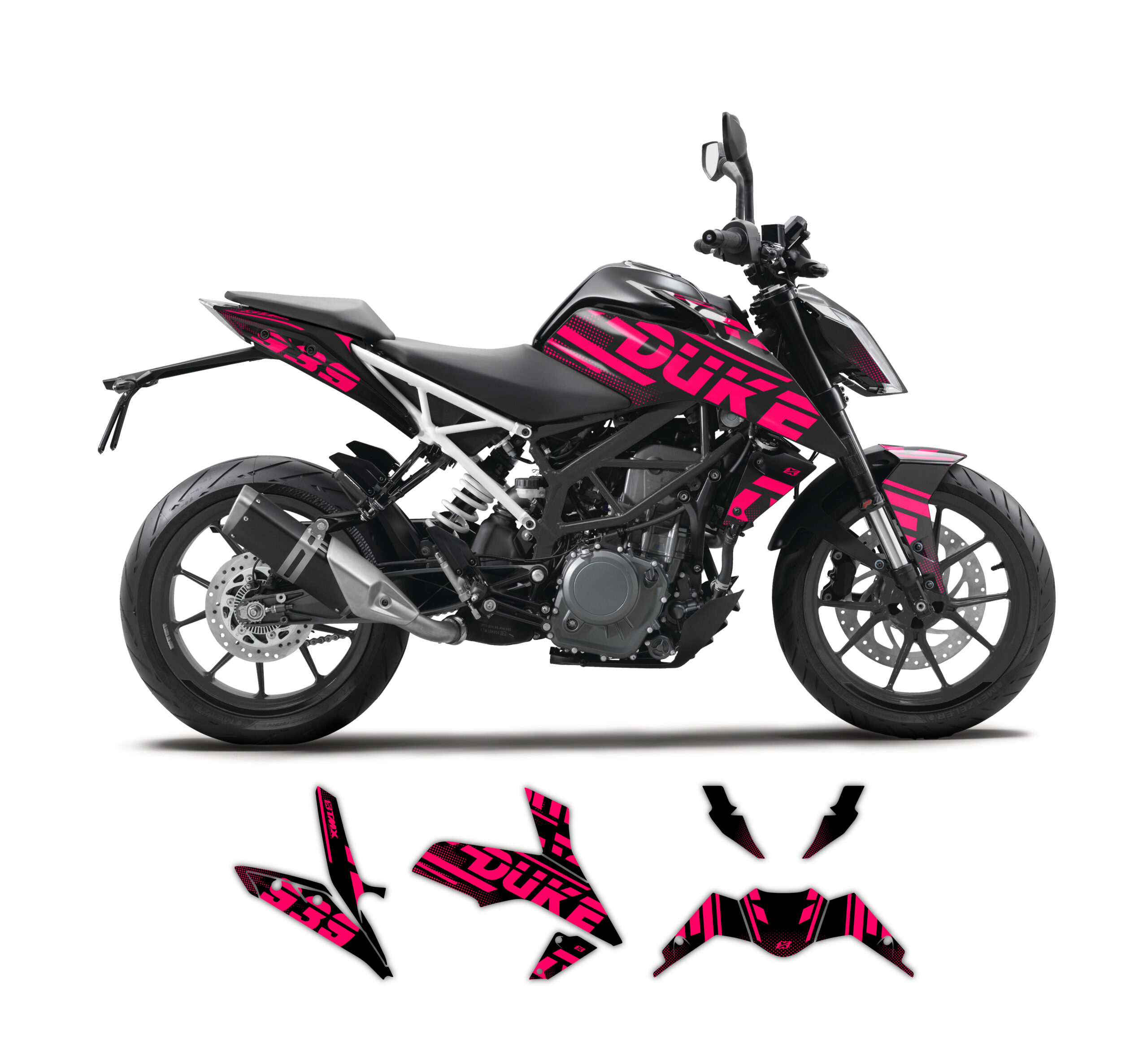 Ktm duke 125 deals plastics