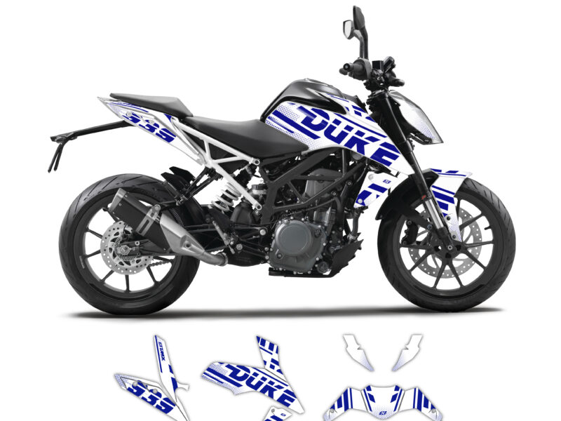 【美品】ノグチシート KTM 125-500EXC 2012-2016年式用 Sting Series• White • graphics kit for KTM Duke 125 to 390 • TMX