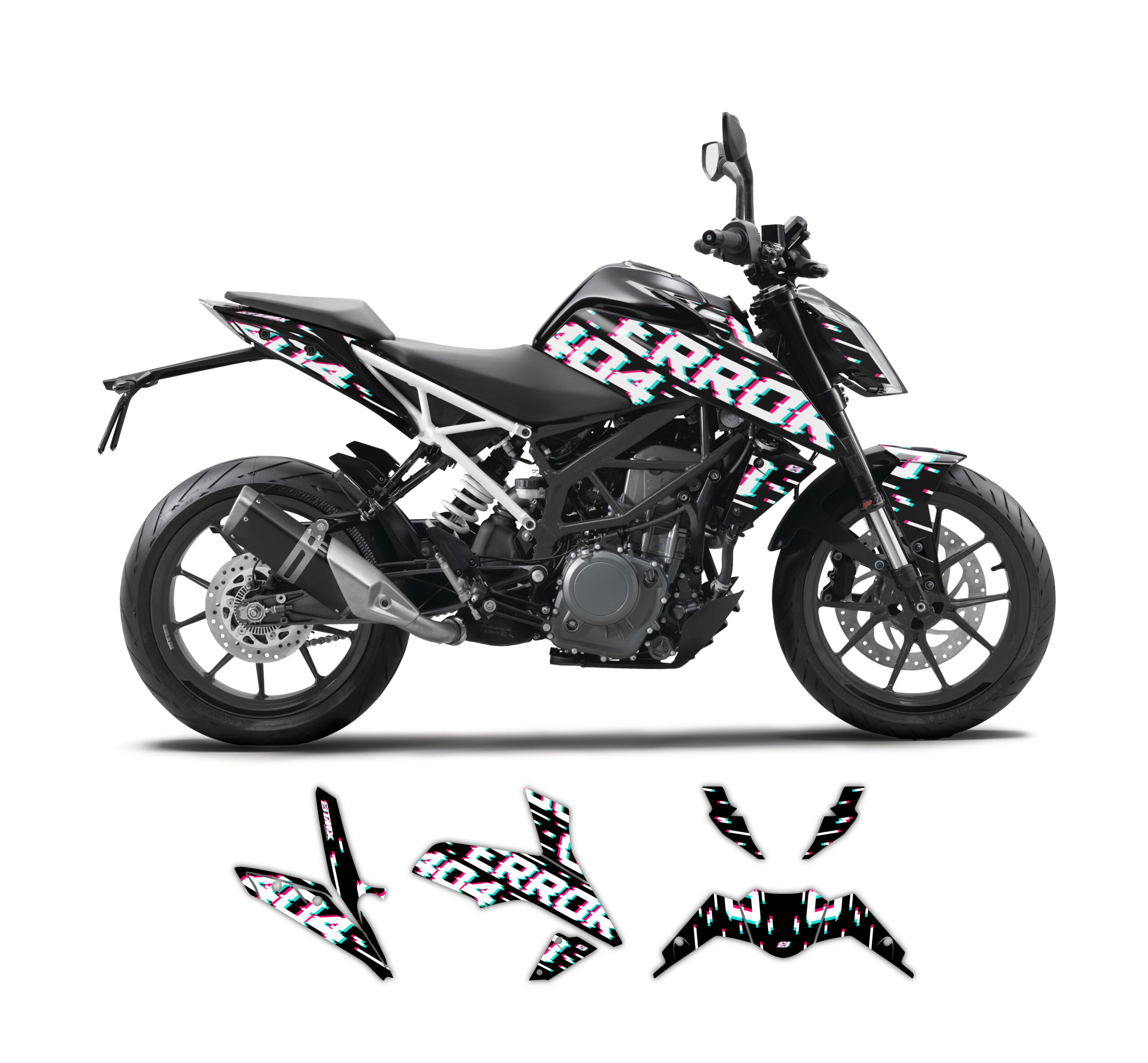 Error Series Graphics Kit For KTM Duke 125 To 390 TMX Graphics error-series-graphics-kit-for-ktm-duke-125-to-390-tmx-graphics