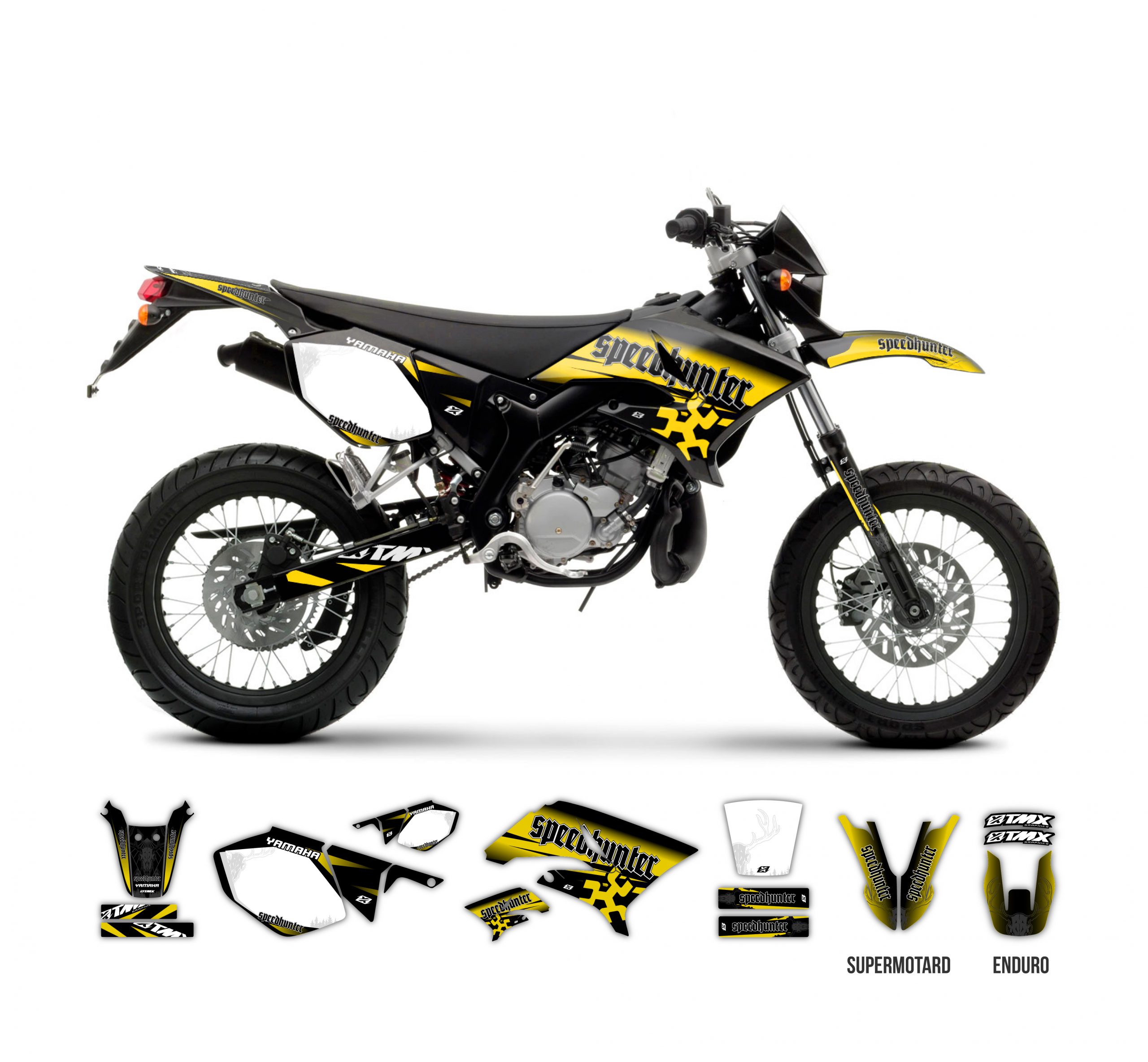 SpeedHunter Series graphics kit for Yamaha DT 50 • TMX Graphics