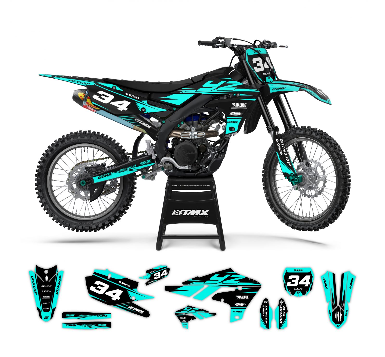 Step Up Series graphics kit for Yamaha • TMX Graphics