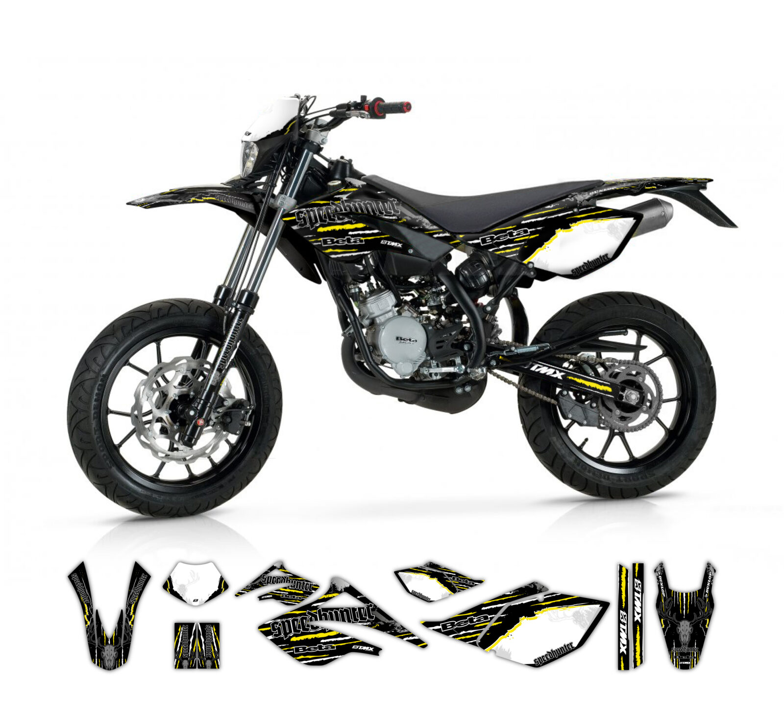 Plastiche Beta Rr 50 KIT DECO POUR BETA 50 RR MOTARD TRACK R 2020