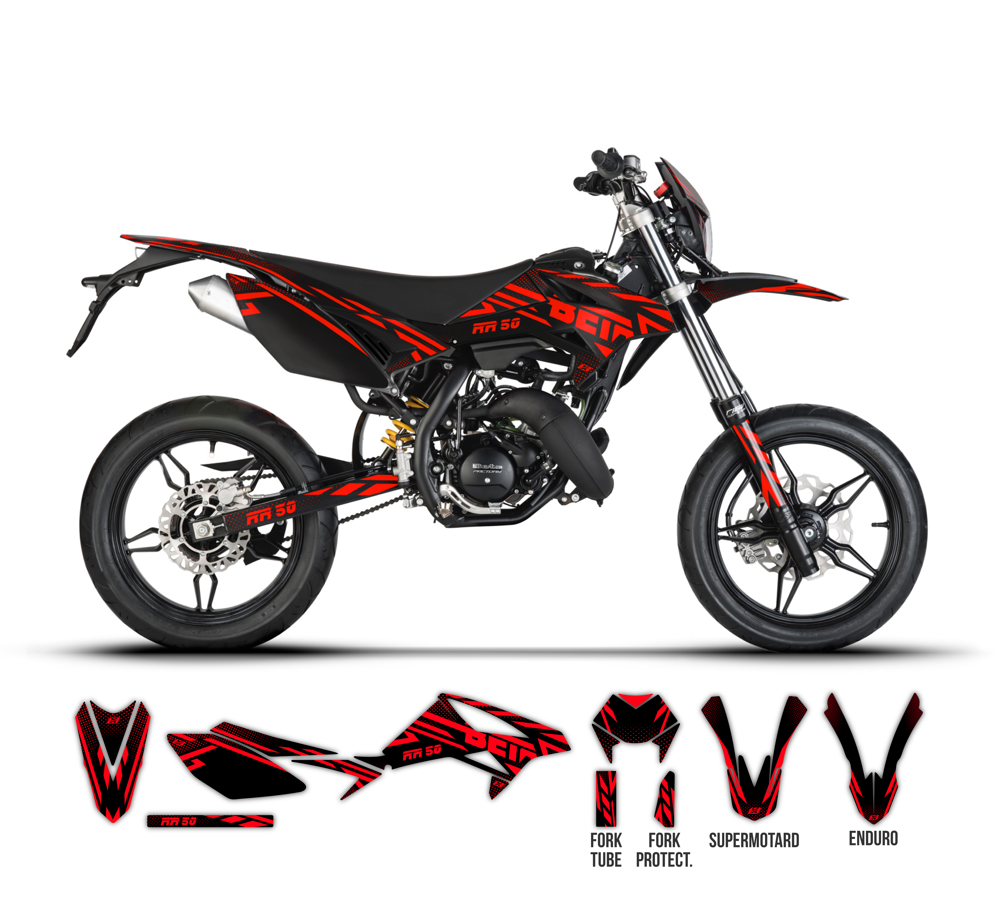 Runner Series graphics kit for Beta RR 50 • TMX Graphics