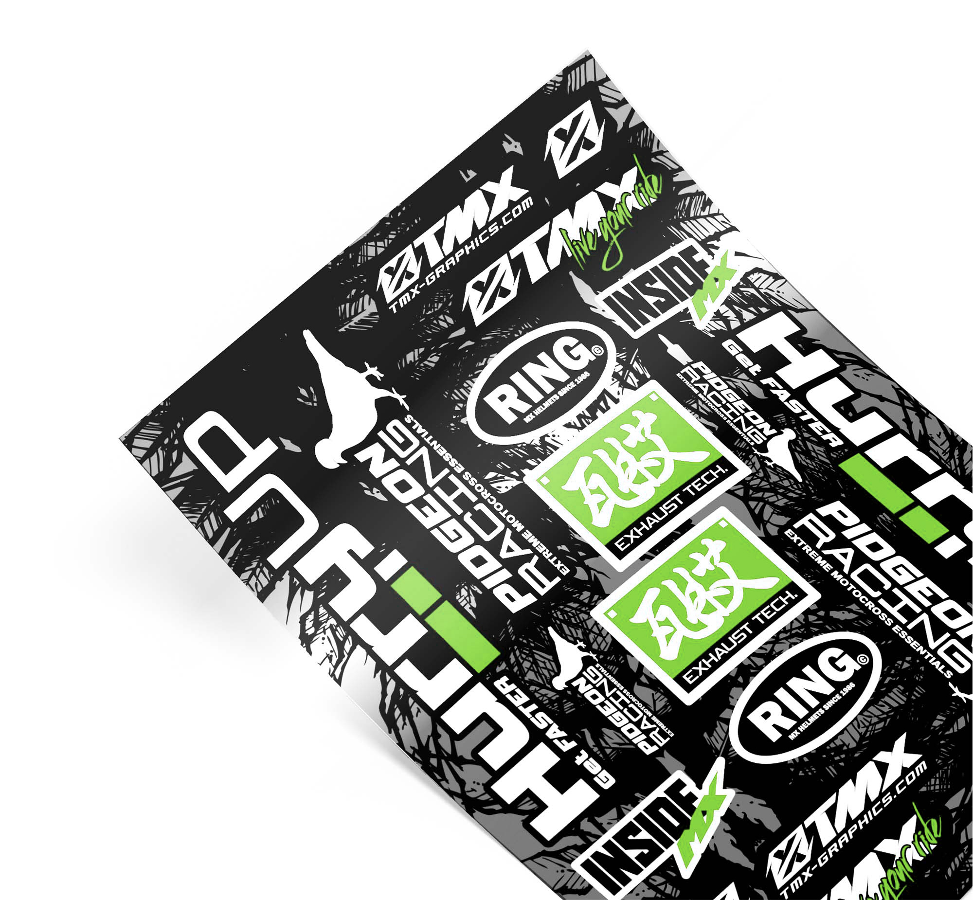 TMX Graphics Universal Stickers Sheet Series FIVE • TMX Graphics