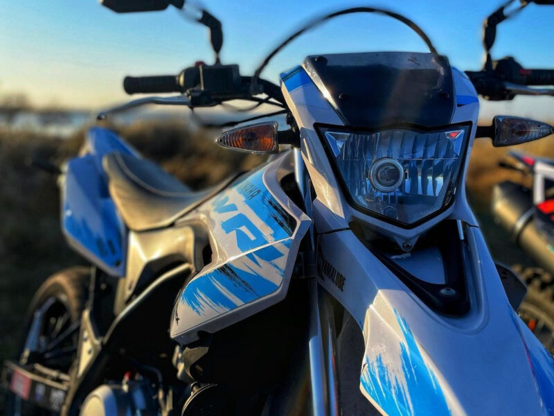 Yamaha WR 125 X 2009 -2017 22B Blau DEKOR DECAL KIT Aufkleber Verkleidung